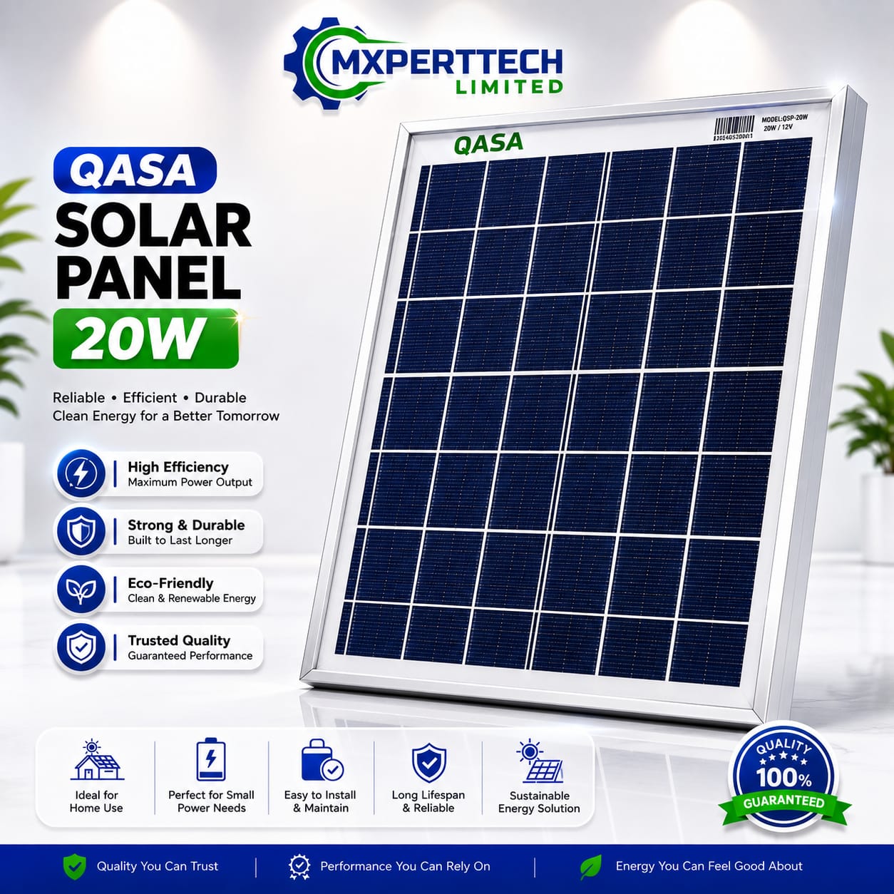 Qasa Solar Panel 20W