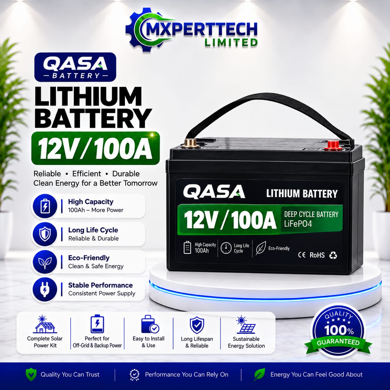 Lithium Battery 12V/100A