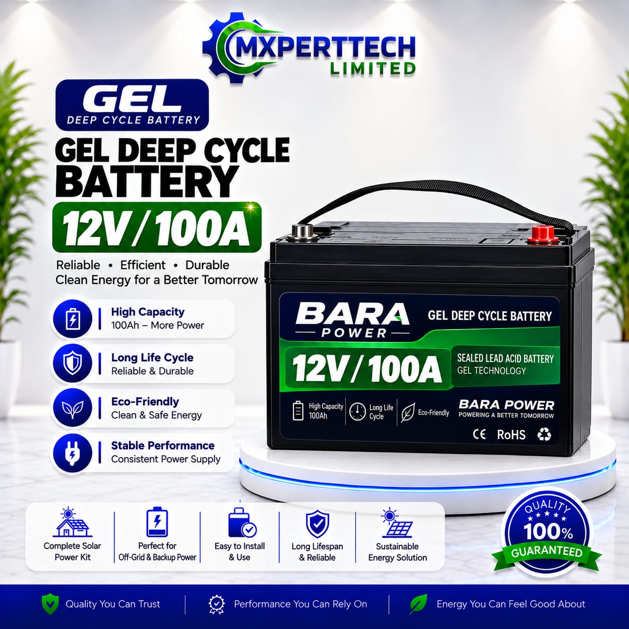 Gel Deep Cycle Battery