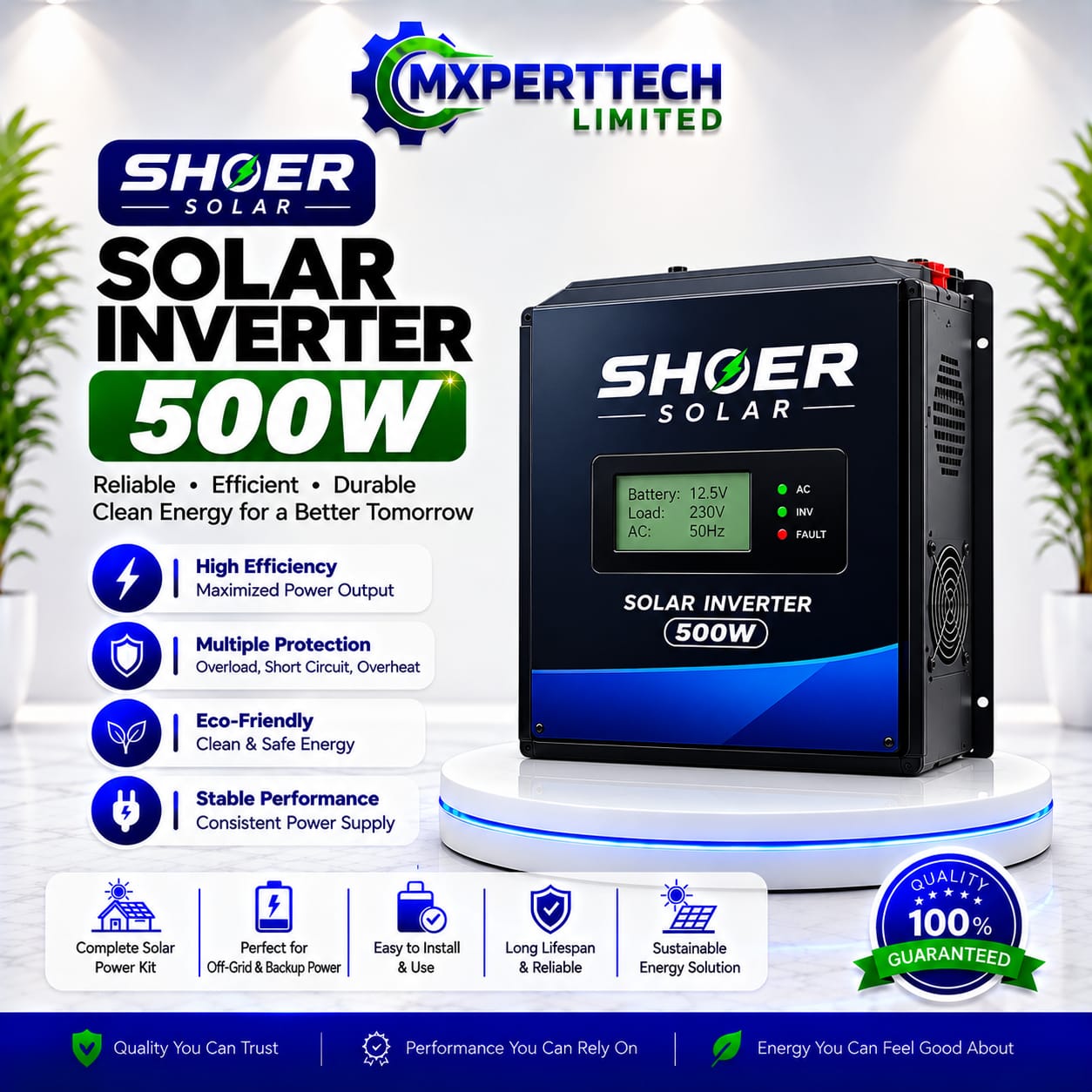 SHOER Solar Inverter 500W