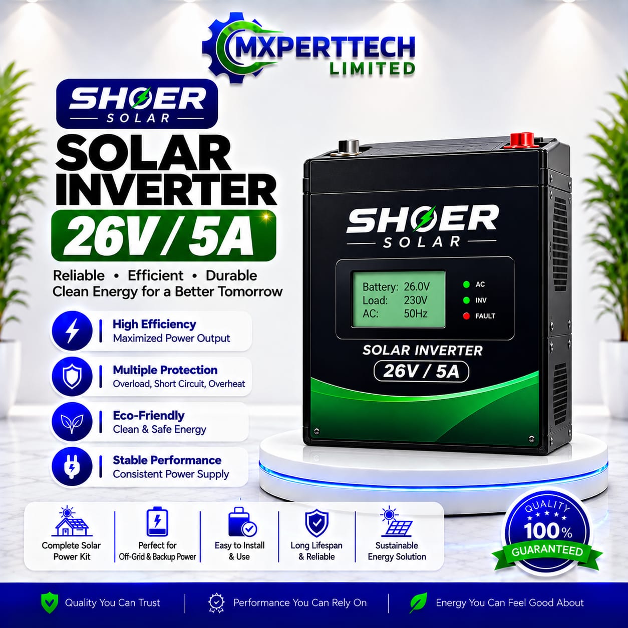 CC Energy Solar Inverter 3KVA/80A