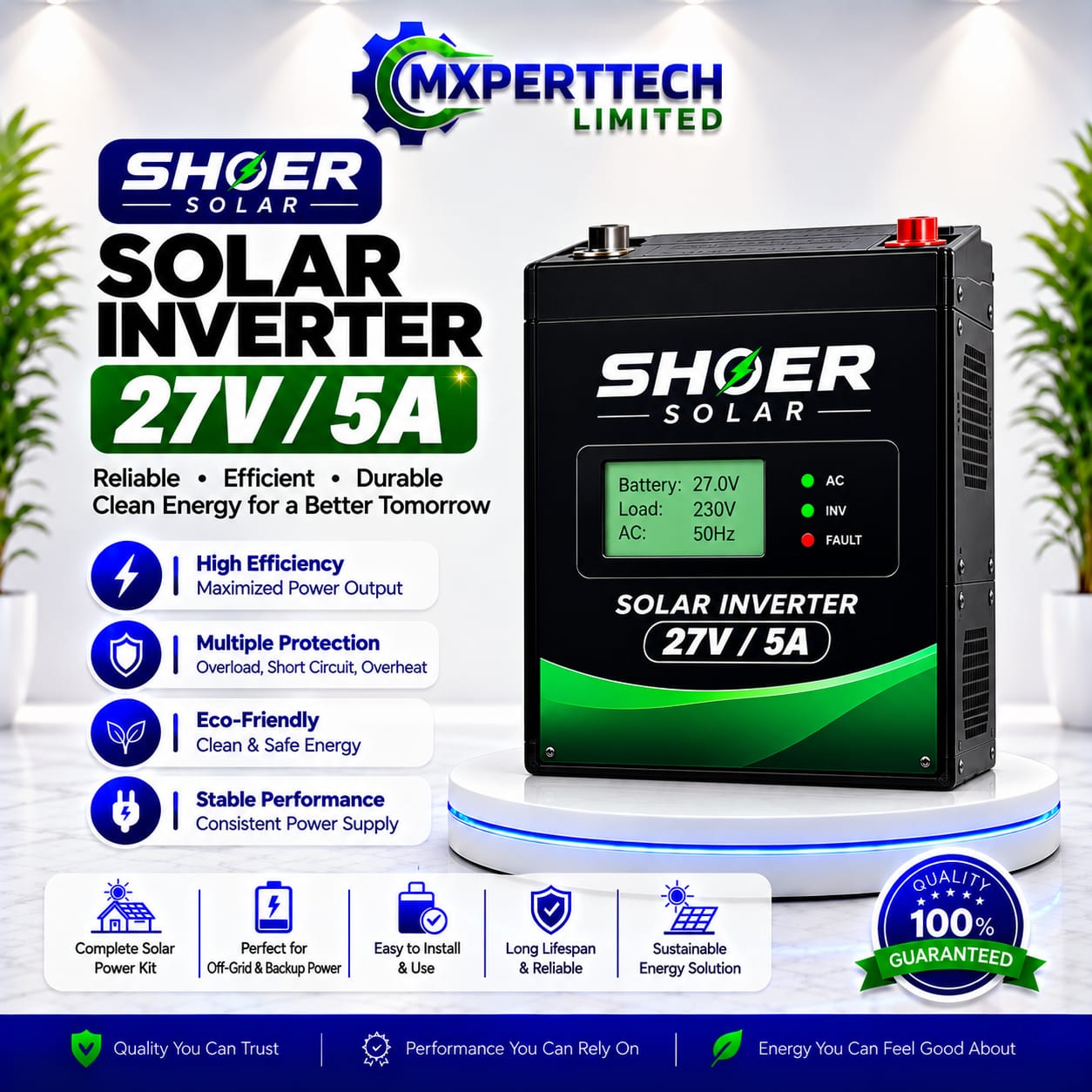 CSAT Solar Power Inverter 2000W/12V