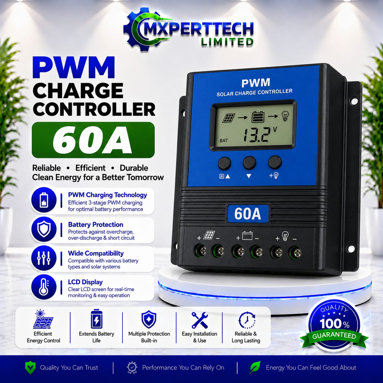 PWM Charge Controller 60A
