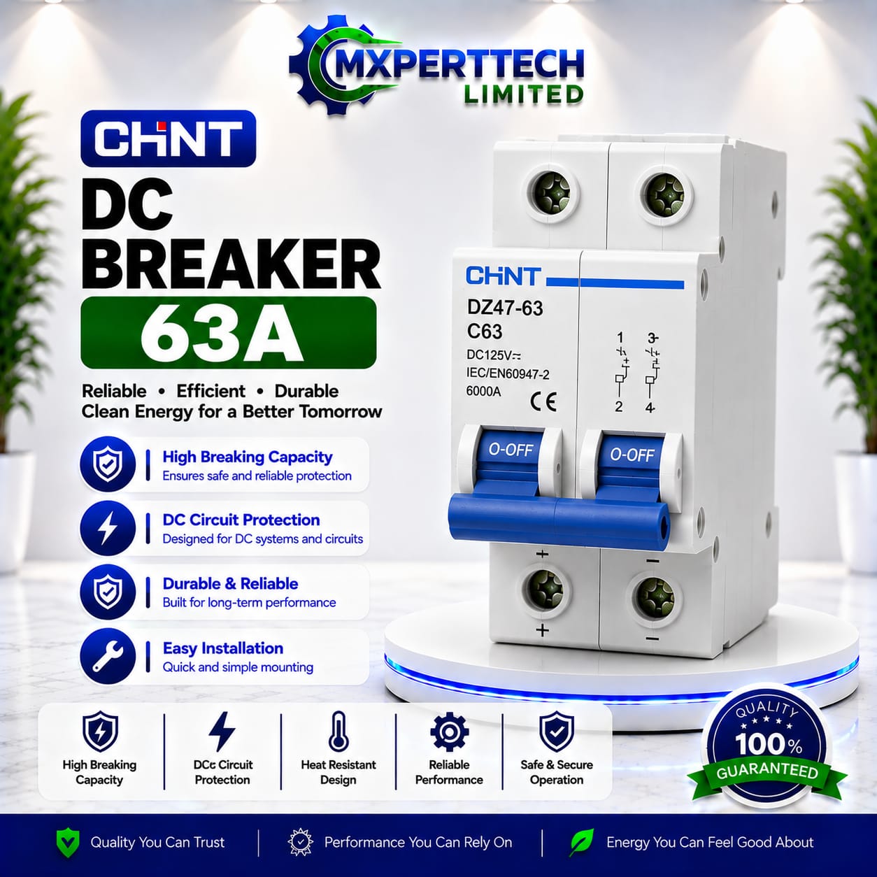 Chint DC Breaker 63A