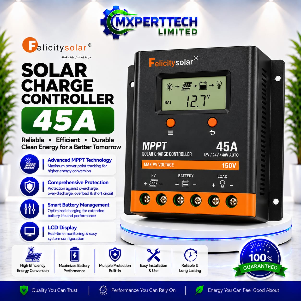 Felicity Solar Charge Controller 45A